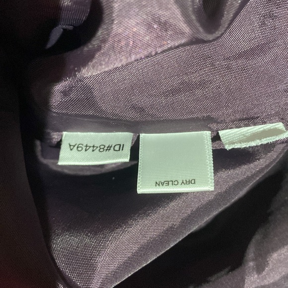 LOFT ANN TAYLOR petite tweed boucle wool skirt purple magenta grey 4 4P - Picture 4 of 4